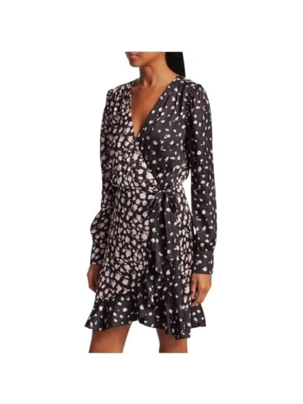 PAIGE Carrie Floral Wrap Dress Size Medium NEW NWT
